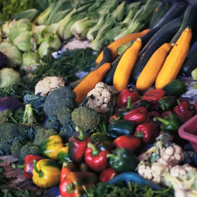 fresh fruits and vegetables