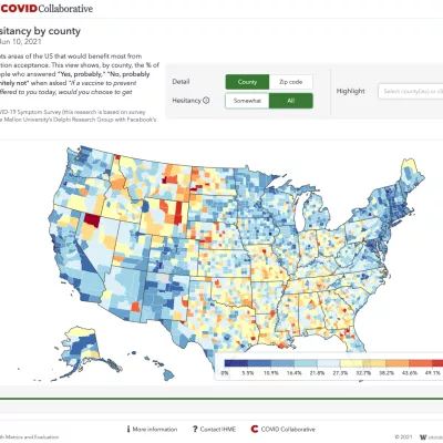 map of vaccine hesitancy in the US
